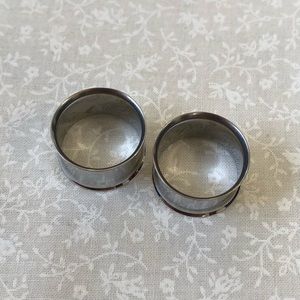 3/4" or 19mm Silver Metal Tunnels